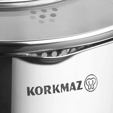 Korkmaz Vertex 8 Parça Siyah Tencere Seti A1973