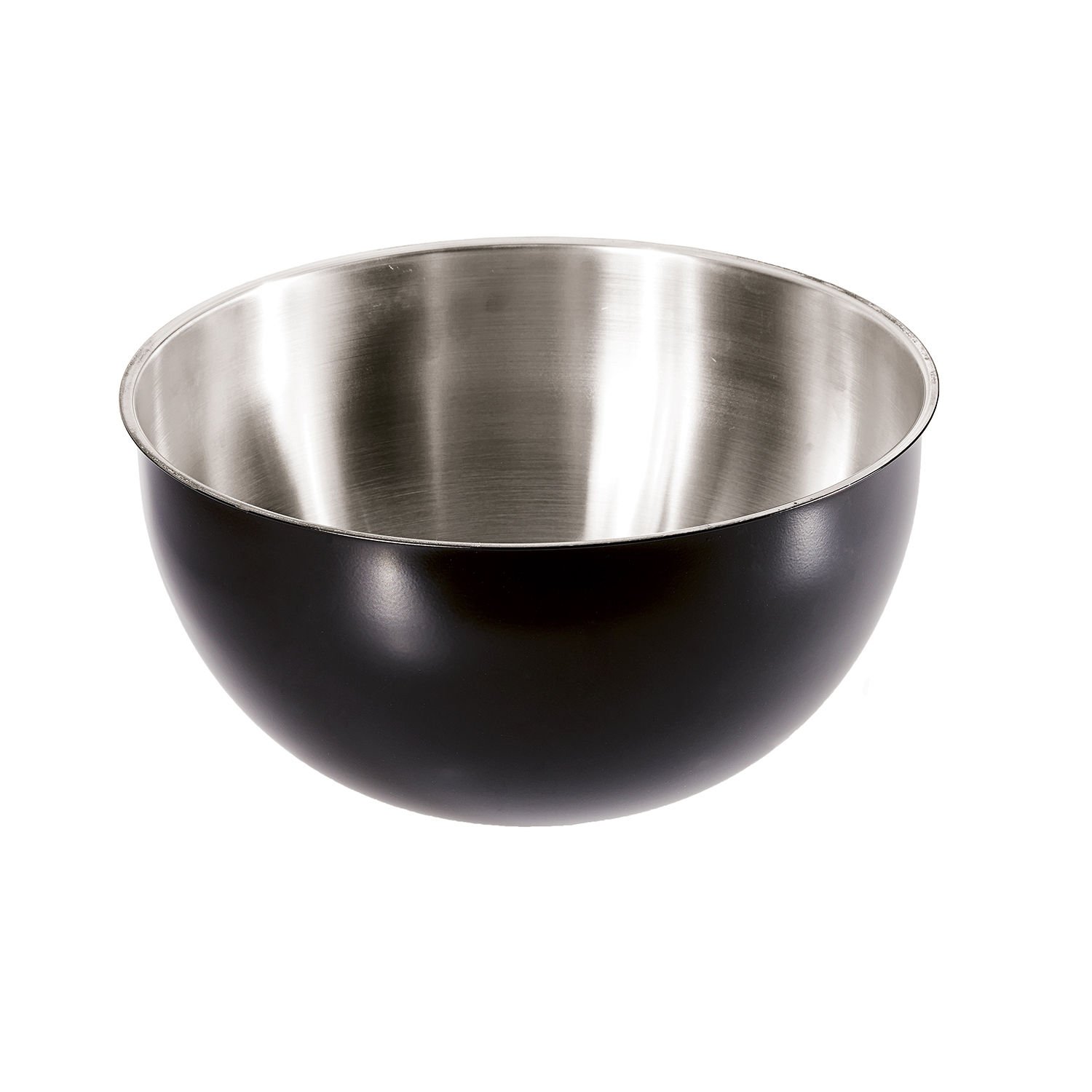 GRV-329-SİYAH Groovy Çelik Mayonez Kabı - Ø 32cm 10,5lt