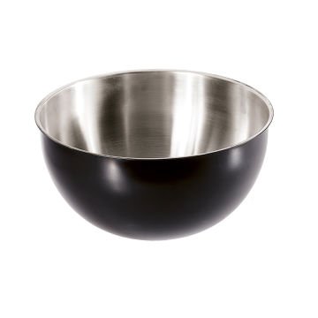 GRV-329-SİYAH Groovy Çelik Mayonez Kabı - Ø 32cm 10,5lt