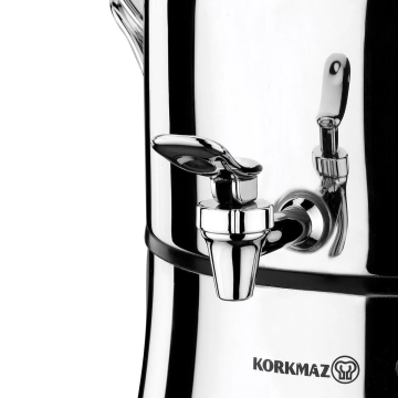 Korkmaz Nosta Mega Inox/Krom Semaver A334