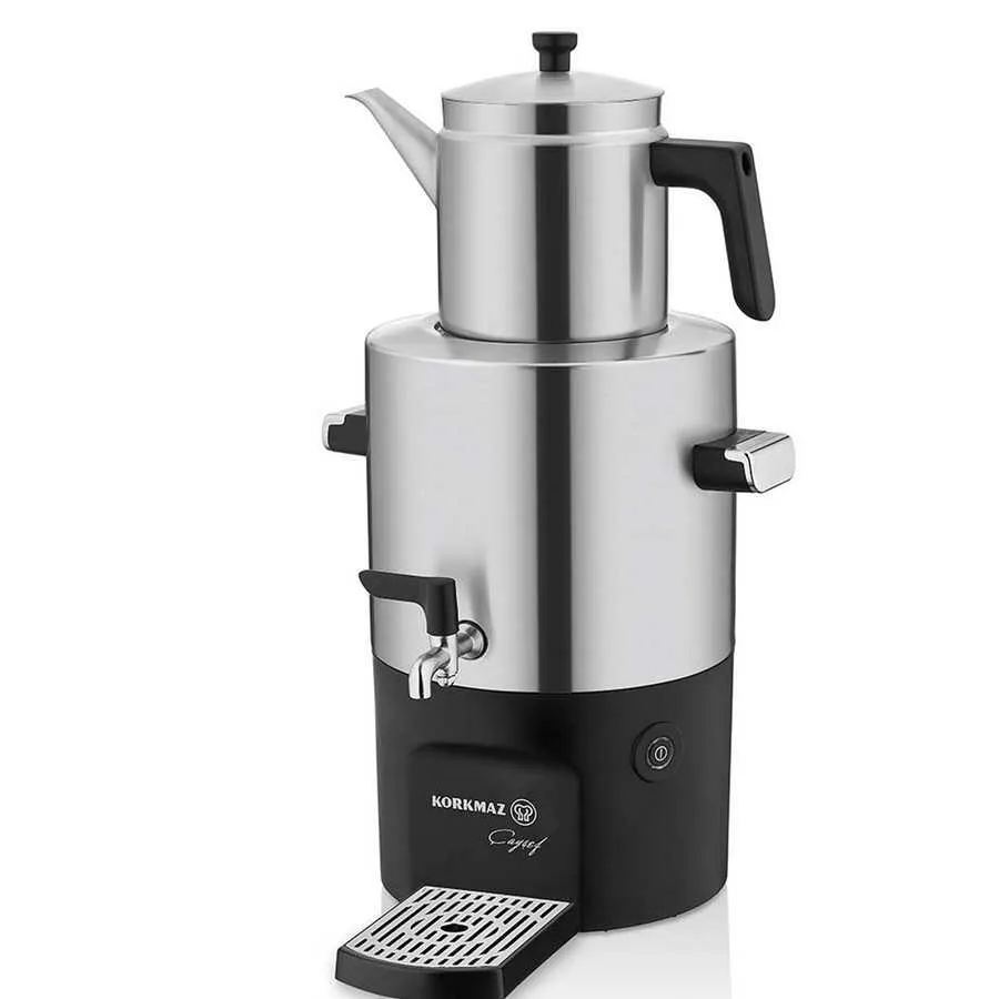 Korkmaz Çayşef Inox/Parlak Semaver A841-01