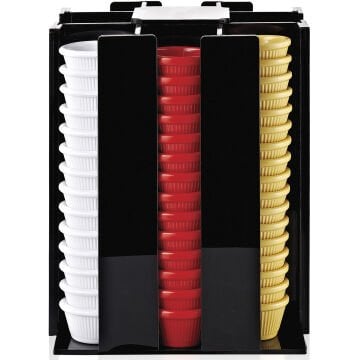 GRV – SS – 07 Groovy Döner Sosluk Standı - 7 cm,Kapasite 112 Adet