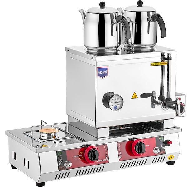 Remta 30 Model 2 Demlikli Gazlı (CE) + Elektrikli Çay Ocağı 24 lt - N11(E)