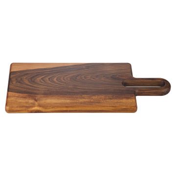GRV-1888 Ceviz Steak Tahta (Kulplu) - 45×20 cm