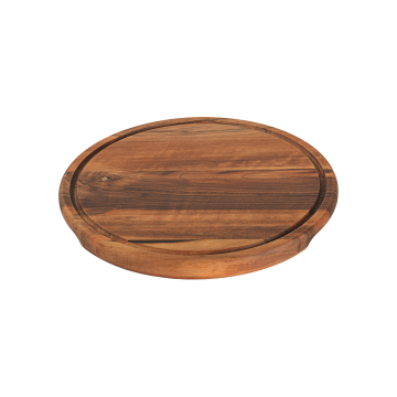 GRV-1903 Ceviz Pizza Sunum Tahtası - 30×2,4 cm