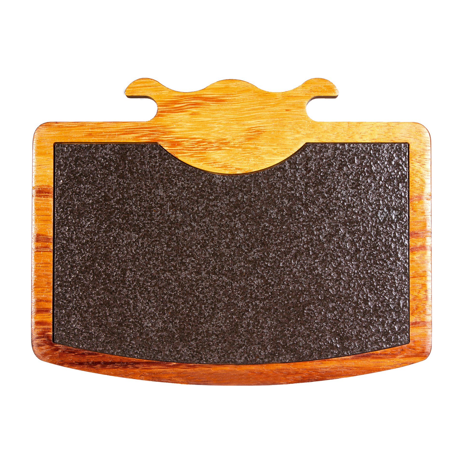 GRV-1849 Groovy Boynuzlu Steak Tahta Bazaltlı - 32,5x25xh:2,4 cm