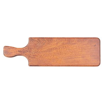 GRV-1857 Groovy İroko Kulplu Pide Sunum - 60x15x2,4 cm