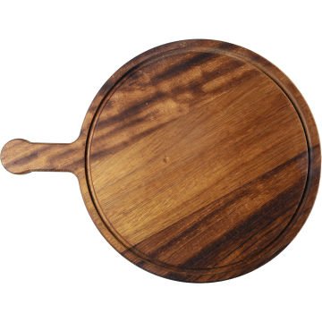 GRV-1797 Groovy İroko Kulplu Pizza - 30 cm