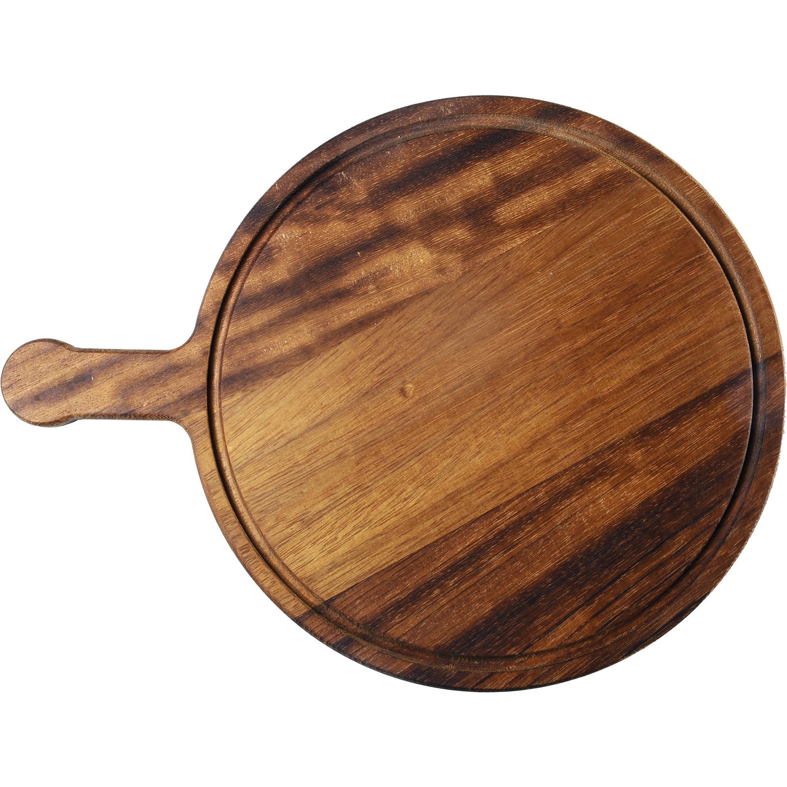 GRV-1796 Groovy İroko Kulplu Pizza - 32 cm