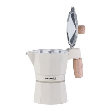 Korkmaz Etna 3 Fincan Beyaz Moka Pot 150 ml A5571